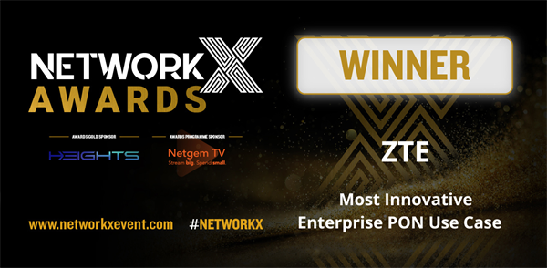 ZTE wins the Most Innovative Enterprise PON Use Case award for its Light Campus solution at Network X 20231.png