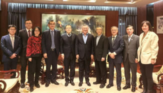 The Chairman of CCCEU, Mr. Xu Chen, visits Ambassador Fu Cong, the head of the Chinese Mission to the European Union